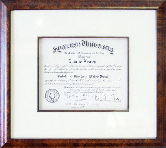 Frame your Diplomas 
